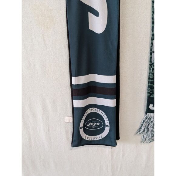 New York NY Jets Scarf Season Ticket Holder Bundle of 2 - Picture 5 of 9